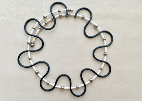 【Casual Choker "TOY"】Black 01