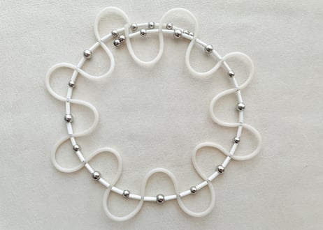 【Casual Choker "TOY"】Ecru 02