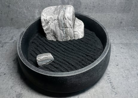 【SAMON】Table Rock Garden [Black Bowl]
