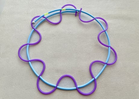 【Casual Choker "TOY"】Dark Purple 01