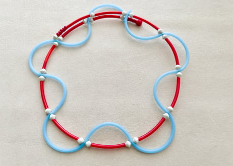 【Casual Choker "TOY"】Light Blue 01