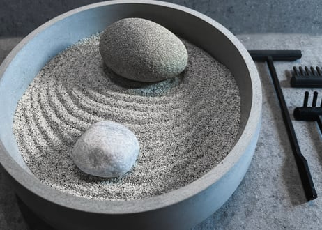 【SAMON】Table Rock Garden [Gray Bowl]