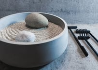 【SAMON】Table Rock Garden [Gray Bowl]