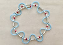【Casual Choker "TOY"】Light Blue 02