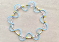 【Casual Choker "TOY"】Light Blue 04