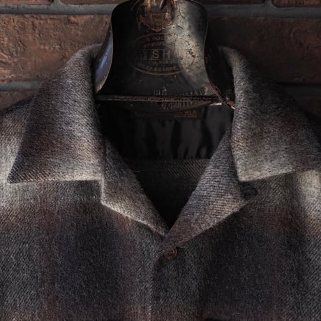 FULLCOUNT ／4102 Wool Alpaca Shaggy Check Open Collar Shirt