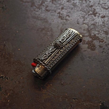 DUCK TAIL ／ Silver＆Brass Lighter Case "Arrow"