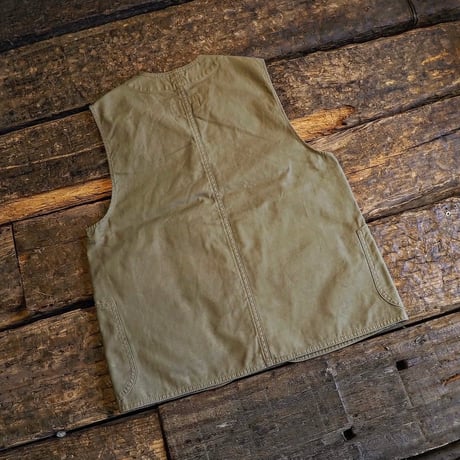 Nigel Cabourn "LYBRO" ／ WORK SUIT VEST - SLUB SATEEN