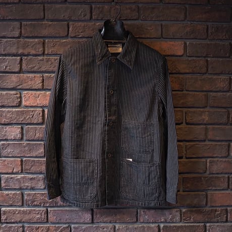 FULLCOUNT / Hickoly Stripe Sumi Black Chore Jacket
