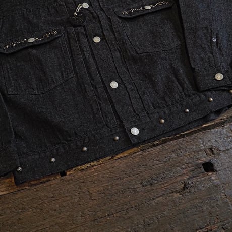 FULLCOUNT / 2102BKSS-Type 2 On Studs by Zip Stevenson HTC-