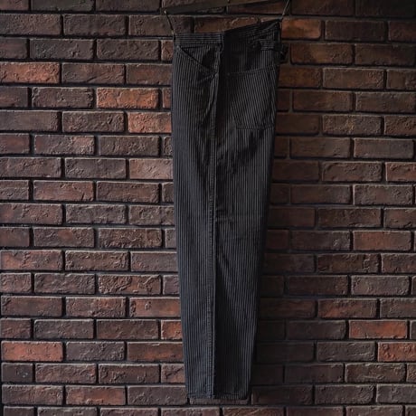 FULLCOUNT / Hickoly Stripe Sumi Black Trousers