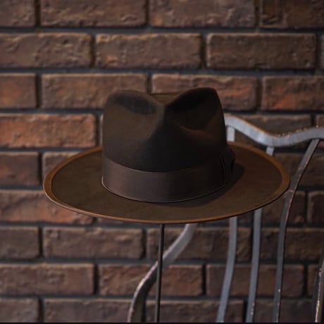 THE.H .W.DOG＆CO.  / OPEN CROWN BEAVER -Brown-