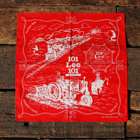 Lee × Nigel Cabourn ʼOXʼed Silverʼ／１０１BANDANA