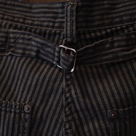 FULLCOUNT / Hickoly Stripe Sumi Black Trousers