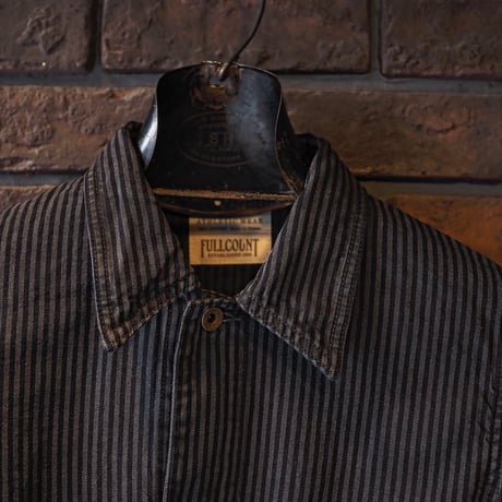 FULLCOUNT / Hickoly Stripe Sumi Black Chore Jacket