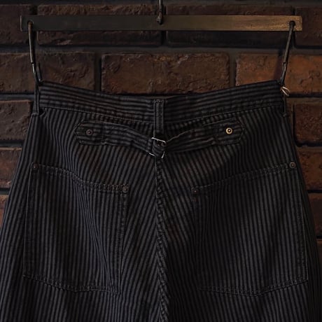 FULLCOUNT / Hickoly Stripe Sumi Black Trousers