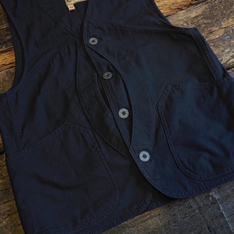 Nigel Cabourn "LYBRO" ／ WORK SUIT VEST - SLUB SATEEN