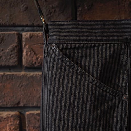 FULLCOUNT / Hickoly Stripe Sumi Black Trousers