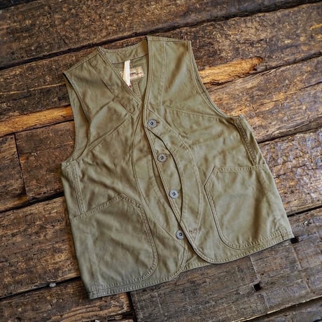 Nigel Cabourn "LYBRO" ／ WORK SUIT VEST - SLUB SATEEN
