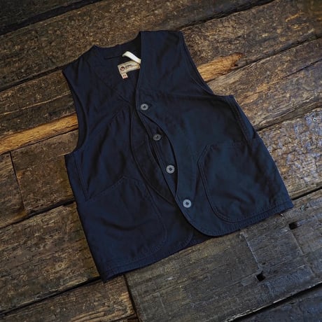 Nigel Cabourn "LYBRO" ／ WORK SUIT VEST - SLUB SATEEN