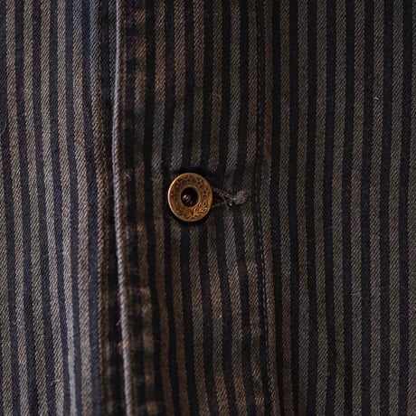 FULLCOUNT / Hickoly Stripe Sumi Black Chore Jacket