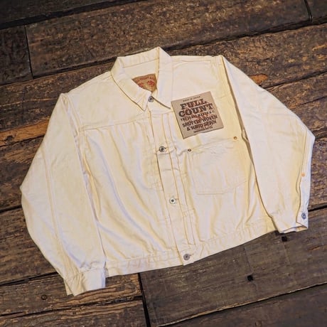 FULLCOUNT / S2107ECSS WWII Model 11.5oz ECRU DENIM JACKET