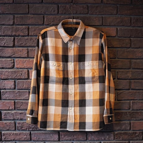 FULLCOUNT ／4106 Original Cotton Check Flannel Work Shirt