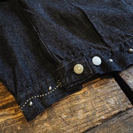 FULLCOUNT / 2102BKSS-Type 2 On Studs by Zip Stevenson HTC-