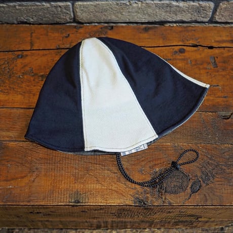 THE H.W.DOG&CO. ／ 2TONE TULIP HAT - WHITE×NAVY -