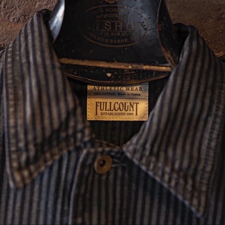 FULLCOUNT / Hickoly Stripe Sumi Black Chore Jacket