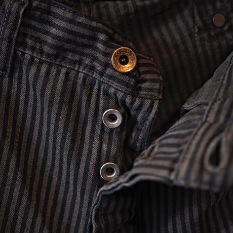 FULLCOUNT / Hickoly Stripe Sumi Black Trousers