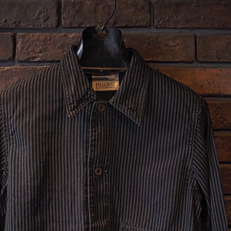 FULLCOUNT / Hickoly Stripe Sumi Black Chore Jacket