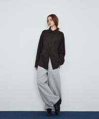 【UNISEX】bottoms-02316　ドロスト カーブスウェットライク パンツ　ピンク　グレー　ネイビー