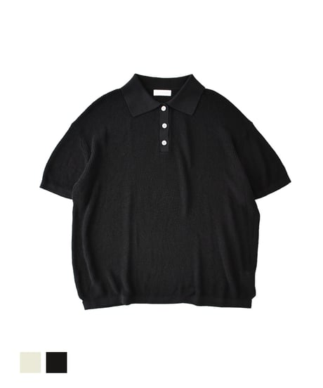 knit-02382U　Polo Collar Knit Pullover