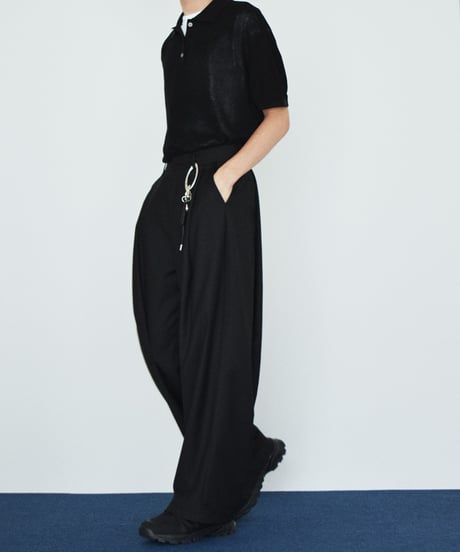 knit-02382U　Polo Collar Knit Pullover