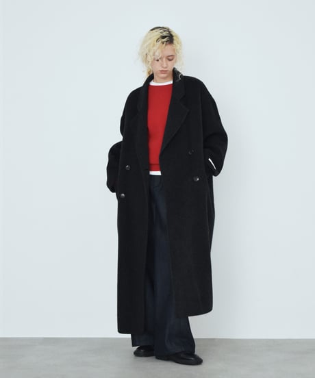 knit-02399　Wool100%  クルーネック ニット　ライトブルー　ブルー　ミント　レッド　ラベンダー　グレー