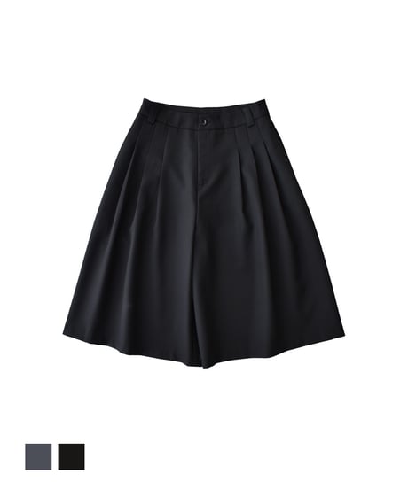 bottoms-02321U　Tuck Half Pants