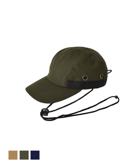nh-cap-02069U　コード付き キャップ　ベージュ　カーキ　ネイビー