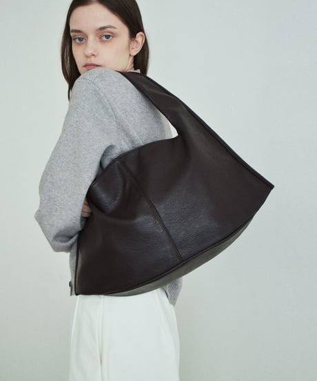 bag2-02684　ワンハンドル スラウチーバッグ　ブラウン　ネイビー　ブラック