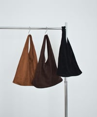 nh-bag2-02683　フェイクスエード トートバッグ　キャメル　ブラウン　ブラック