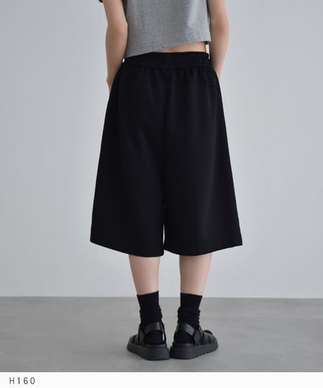 グレーのみ 8月中旬入荷分　予約販売　bottoms-02327U　Sweat Half Pants