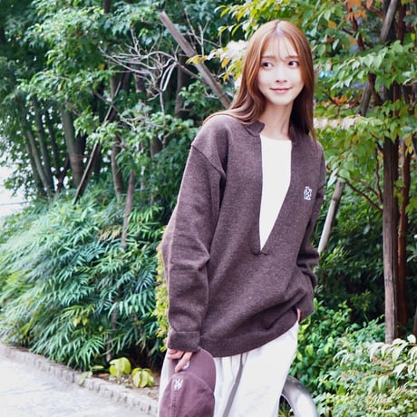 【受注期間10/14〜20】Layered style knit pullover