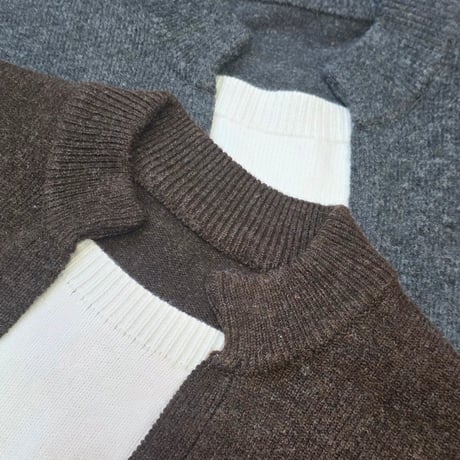 【受注期間10/14〜20】Layered style knit pullover