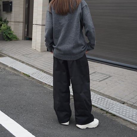 【受注期間10/14〜20】Tuck curve Pants