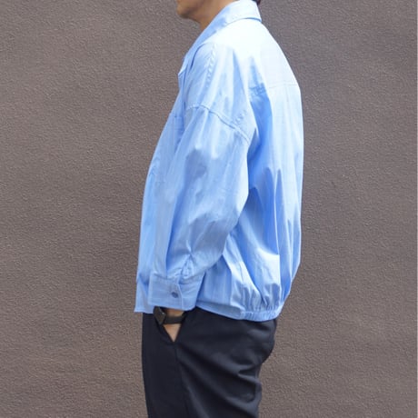 Three-quarter sleeve striped shirt