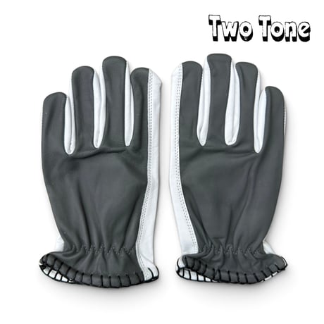 SIGNAL GLOVE - No.56 GRAY × WHITE TWO TONE
