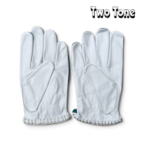 SIGNAL GLOVE - No.57 L.BLUE × WHITE TWO TONE