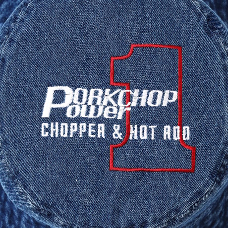 PORKCHOP GARAGE SUPLLY - P POWER DENIM BUCKET HAT