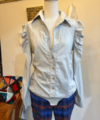 PUFF SLLEVE BODY SHIRT (TP260701)