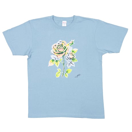 【Rose Tシャツ】アシッドブルー